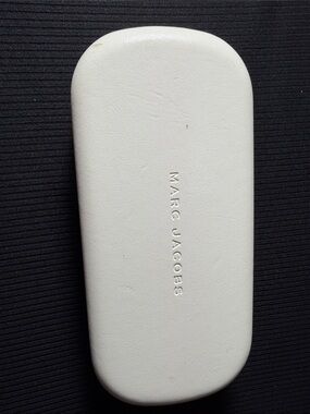 Marc Jacobs White Protective Eyewear Case